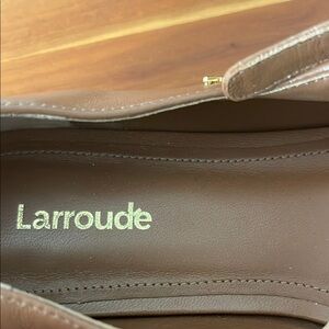 Larroude Chocolate Brown Leather Footwear